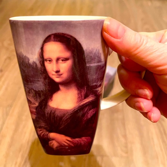 Old Masters Mona Lisa ceramic coffee mug - Picture 2 of 3